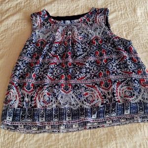 Top Lined sleeveless top XL